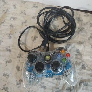 Xbox 360 Wired Clear Afterglow Controller
